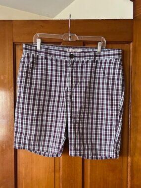 VINTAGE Penguin by Munsing Wear Plaid Classic Casual Shorts Men's 36